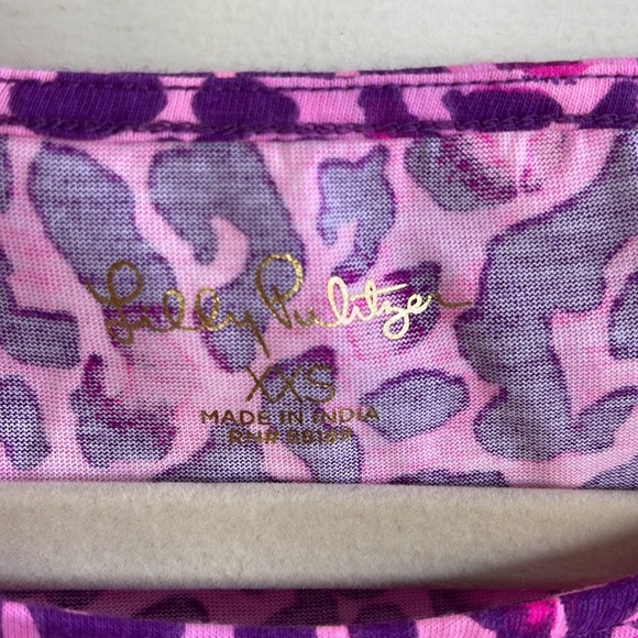 Lilly Pulitzer Etta Dress Oyster Bay Navy Size XXS - Picture 3 of 4